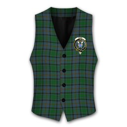 ScotsTee Shop Scottish Hope Vere Lochcarron Crest Tartan Waistcoat Sleeveless Suit Vest