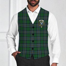 ScotsTee Shop Scottish Hope Vere Lochcarron Crest Tartan Waistcoat Sleeveless Suit Vest
