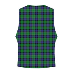ScotsTee Shop Scottish Haldane Crest Tartan Waistcoat Sleeveless Suit Vest