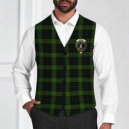 ScotsTee Shop Scottish Gunn VS Crest Tartan Waistcoat Sleeveless Suit Vest
