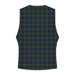 ScotsTee Shop Scottish Gunn Crest Tartan Waistcoat Sleeveless Suit Vest