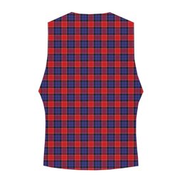 ScotsTee Shop Scottish Graham of Menteith Red Crest Tartan Waistcoat Sleeveless Suit Vest