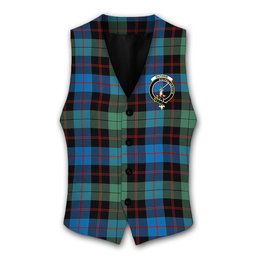 ScotsTee Shop Scottish Guthrie Ancient Crest Tartan Waistcoat Sleeveless Suit Vest