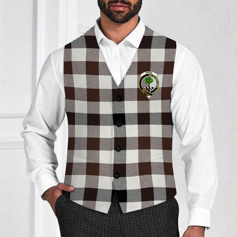 ScotsTee Shop Scottish Hogg Modern Crest Tartan Waistcoat Sleeveless Suit Vest