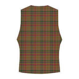ScotsTee Shop Scottish Drummond of Strathallan Crest Tartan Waistcoat Sleeveless Suit Vest