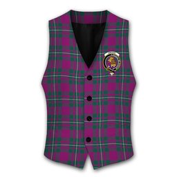 ScotsTee Shop Scottish Gregor Hunting Modern Crest Tartan Waistcoat Sleeveless Suit Vest