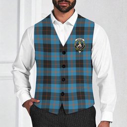 ScotsTee Shop Scottish Gardyne Crest Tartan Waistcoat Sleeveless Suit Vest