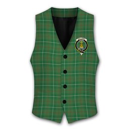 ScotsTee Shop Scottish Galloway Hunting Ancient Crest Tartan Waistcoat Sleeveless Suit Vest