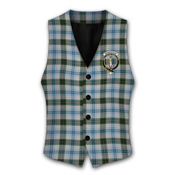 ScotsTee Shop Scottish Henderson Dress 1 Crest Tartan Waistcoat Sleeveless Suit Vest
