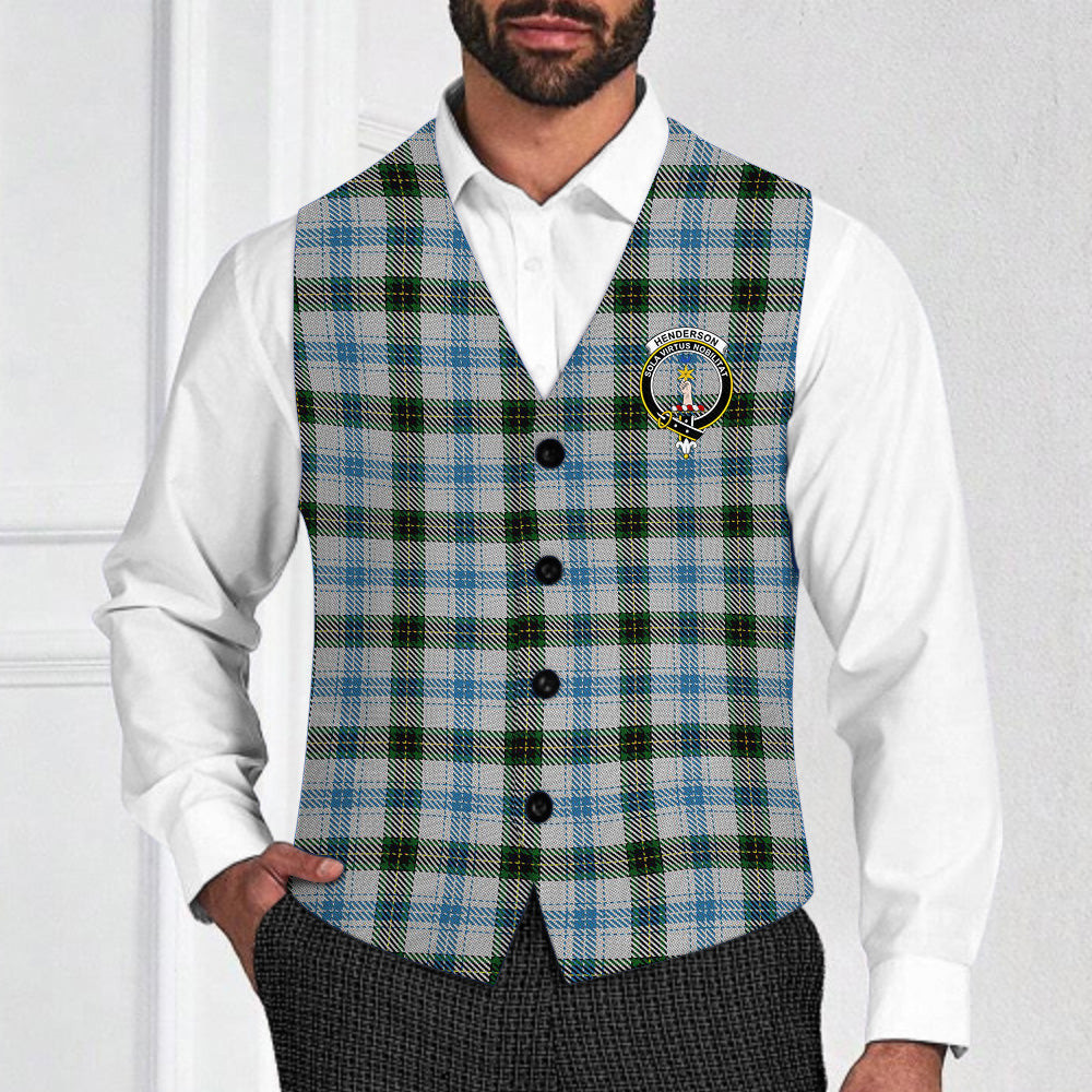 ScotsTee Shop Scottish Henderson Dress 1 Crest Tartan Waistcoat Sleeveless Suit Vest