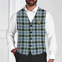 ScotsTee Shop Scottish Henderson Dress 1 Crest Tartan Waistcoat Sleeveless Suit Vest