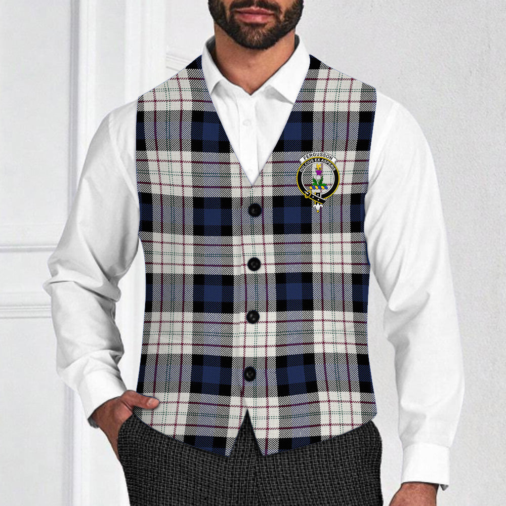 ScotsTee Shop Scottish Fergusson Dress Crest Tartan Waistcoat Sleeveless Suit Vest