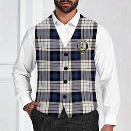 ScotsTee Shop Scottish Fergusson Dress Crest Tartan Waistcoat Sleeveless Suit Vest