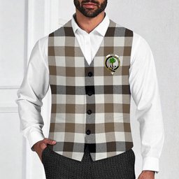 ScotsTee Shop Scottish Hogg Ancient Crest Tartan Waistcoat Sleeveless Suit Vest