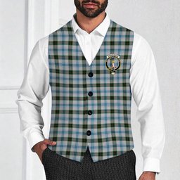 ScotsTee Shop Scottish Henderson Dress Crest Tartan Waistcoat Sleeveless Suit Vest