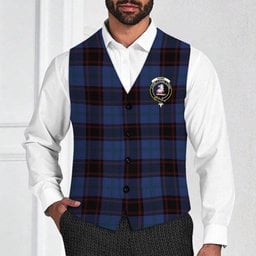 ScotsTee Shop Scottish Home Crest Tartan Waistcoat Sleeveless Suit Vest