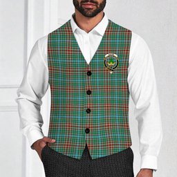 ScotsTee Shop Scottish Gayre Ancient Crest Tartan Waistcoat Sleeveless Suit Vest