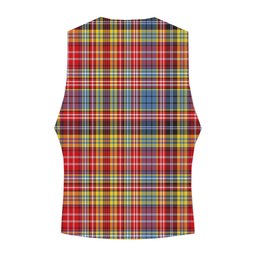 ScotsTee Shop Scottish Drummond of Strathallan Modern Crest Tartan Waistcoat Sleeveless Suit Vest