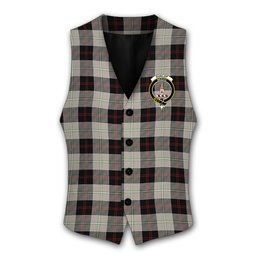ScotsTee Shop Scottish Dunlop Hunting Modern Crest Tartan Waistcoat Sleeveless Suit Vest