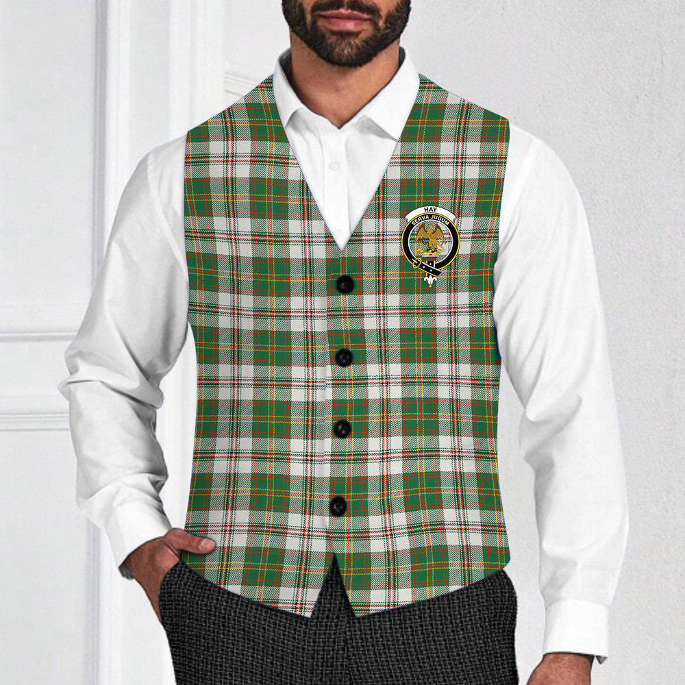 ScotsTee Shop Scottish Hay Dress Ancient Crest Tartan Waistcoat Sleeveless Suit Vest