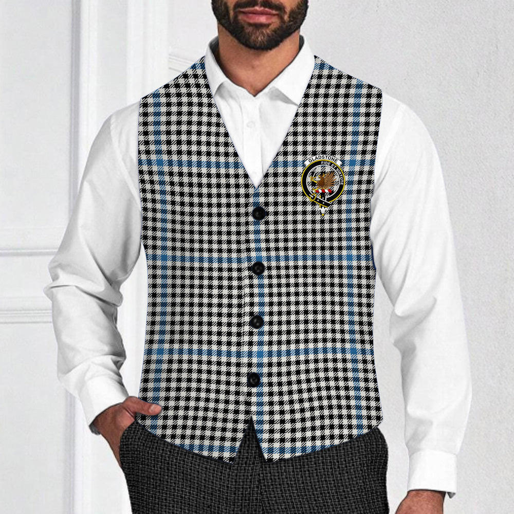 ScotsTee Shop Scottish Gladstone Ancient Crest Tartan Waistcoat Sleeveless Suit Vest