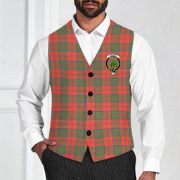 ScotsTee Shop Scottish Grant Ancient Crest Tartan Waistcoat Sleeveless Suit Vest