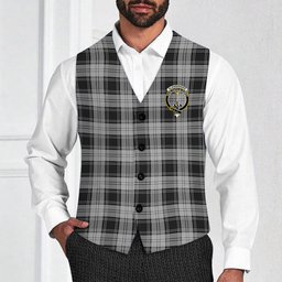 ScotsTee Shop Scottish Glendinning Crest Tartan Waistcoat Sleeveless Suit Vest