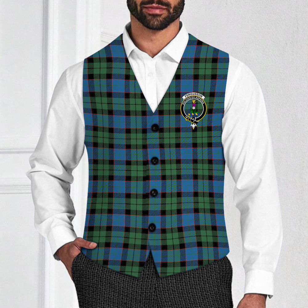ScotsTee Shop Scottish Fergusson of Balquhidder Ancient Crest Tartan Waistcoat Sleeveless Suit Vest