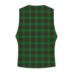 ScotsTee Shop Scottish Ged Crest Tartan Waistcoat Sleeveless Suit Vest