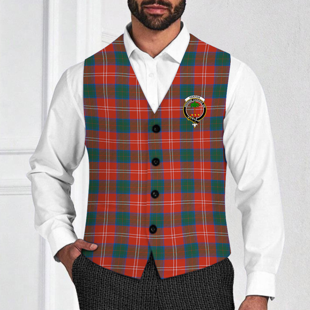 ScotsTee Shop Scottish Fenton Crest Tartan Waistcoat Sleeveless Suit Vest