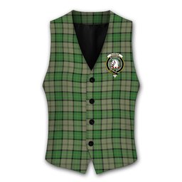 ScotsTee Shop Scottish Dunbar Hunting Ancient Crest Tartan Waistcoat Sleeveless Suit Vest