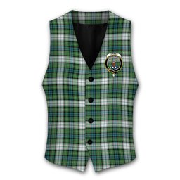 ScotsTee Shop Scottish Forbes Dress Ancient Crest Tartan Waistcoat Sleeveless Suit Vest