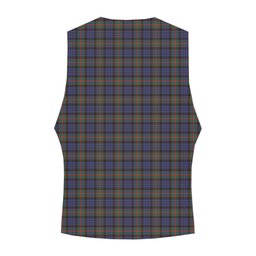 ScotsTee Shop Scottish Fletcher of Dunans SC Crest Tartan Waistcoat Sleeveless Suit Vest