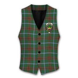 ScotsTee Shop Scottish Gayre Crest Tartan Waistcoat Sleeveless Suit Vest