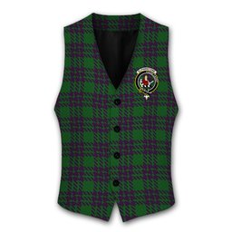 ScotsTee Shop Scottish Elphinstone Hunting Crest Tartan Waistcoat Sleeveless Suit Vest