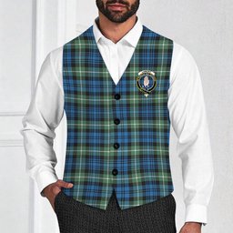 ScotsTee Shop Scottish Lamont Ancient Crest Tartan Waistcoat Sleeveless Suit Vest