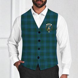 ScotsTee Shop Scottish Matheson Hunting Crest Tartan Waistcoat Sleeveless Suit Vest