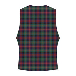 ScotsTee Shop Scottish MacLennan Modern Crest Tartan Waistcoat Sleeveless Suit Vest