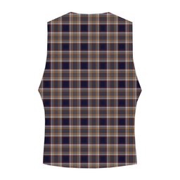 ScotsTee Shop Scottish Stewart Navy Crest Tartan Waistcoat Sleeveless Suit Vest