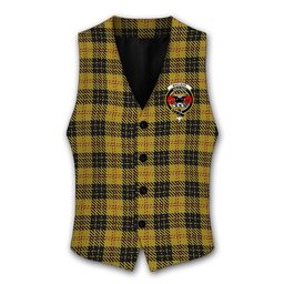 ScotsTee Shop Scottish MacLeod Crest Tartan Waistcoat Sleeveless Suit Vest
