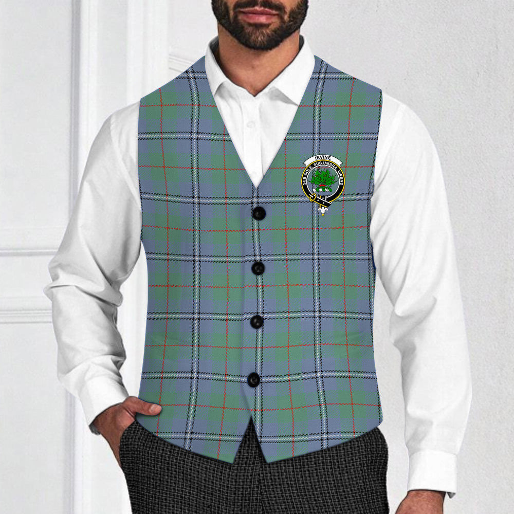 ScotsTee Shop Scottish Irvine of Glentulchan Ancient Crest Tartan Waistcoat Sleeveless Suit Vest