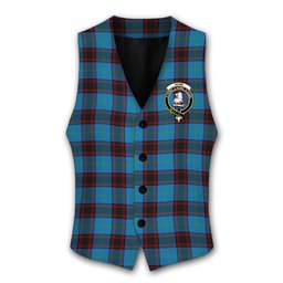 ScotsTee Shop Scottish Hume Ancient Crest Tartan Waistcoat Sleeveless Suit Vest