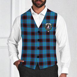 ScotsTee Shop Scottish Hume Ancient Crest Tartan Waistcoat Sleeveless Suit Vest