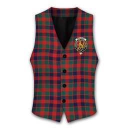 ScotsTee Shop Scottish McGowan Modern Crest Tartan Waistcoat Sleeveless Suit Vest