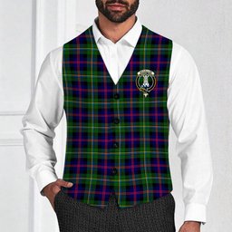 ScotsTee Shop Scottish McCallum #2 Crest Tartan Waistcoat Sleeveless Suit Vest