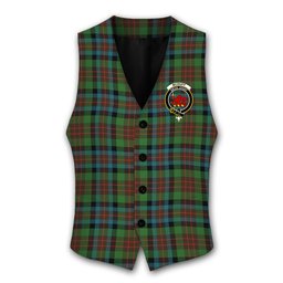 ScotsTee Shop Scottish McDuff Hunting Ancient Crest Tartan Waistcoat Sleeveless Suit Vest