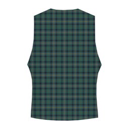 ScotsTee Shop Scottish Kennedy Modern Clan Crest Tartan Waistcoat Sleeveless Suit Vest