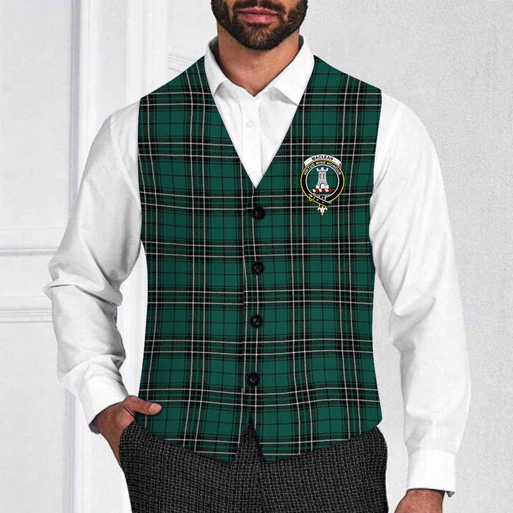 ScotsTee Shop Scottish MacLean of Duart Hunting Modern Crest Tartan Waistcoat Sleeveless Suit Vest