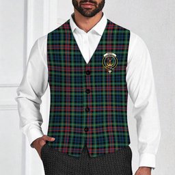ScotsTee Shop Scottish Keith District Modern Crest Tartan Waistcoat Sleeveless Suit Vest