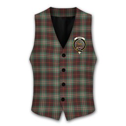 ScotsTee Shop Scottish Scott Brown Ancient Crest Tartan Waistcoat Sleeveless Suit Vest